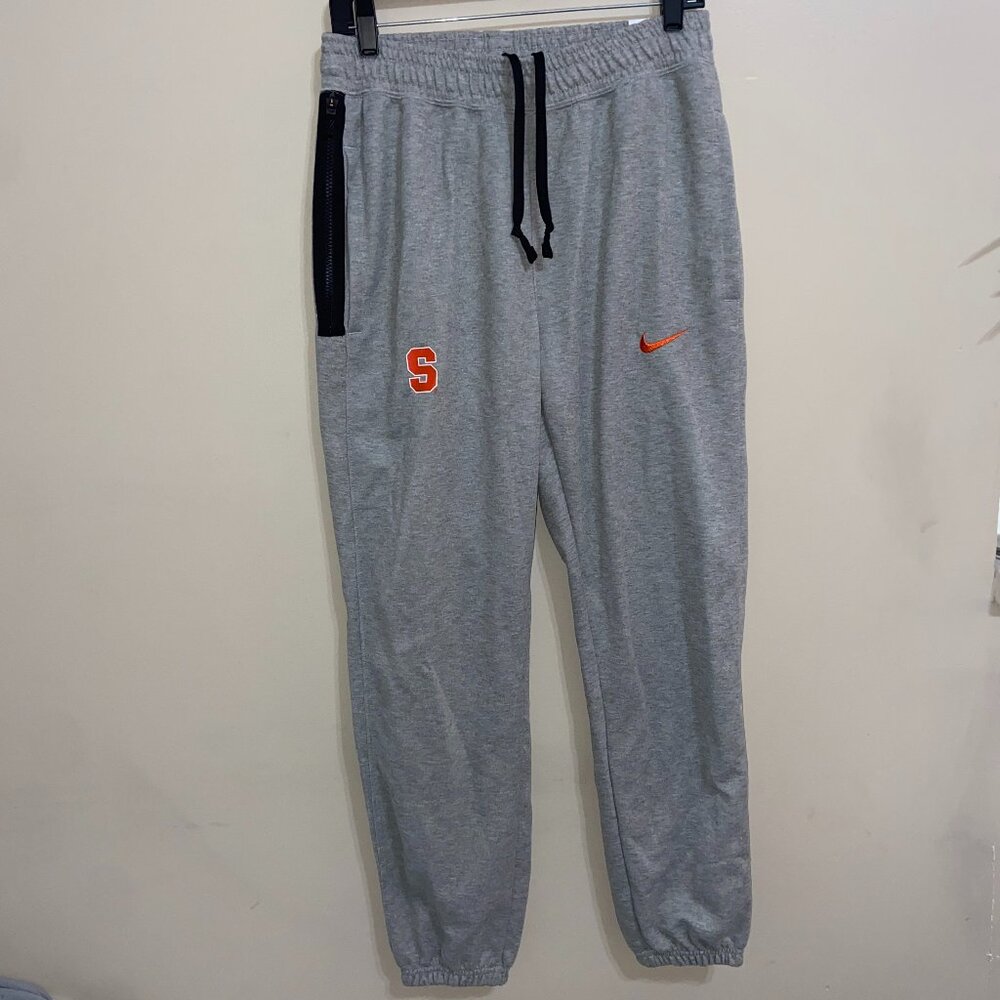 Nike Dri-Fit Syracuse Orange Basketball Team Issue Warmup Sweatpants Men NEW